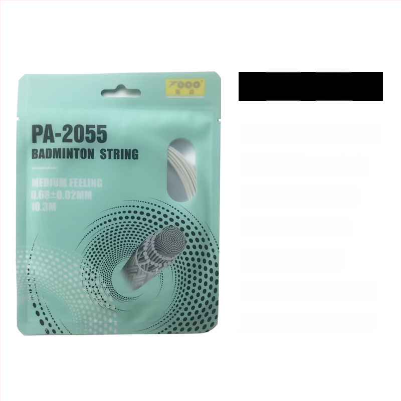Badmintonireketi string, nailonkiud, 0.68 mm, PA-2055, kõrge elastsus, TOPO kollektsioon