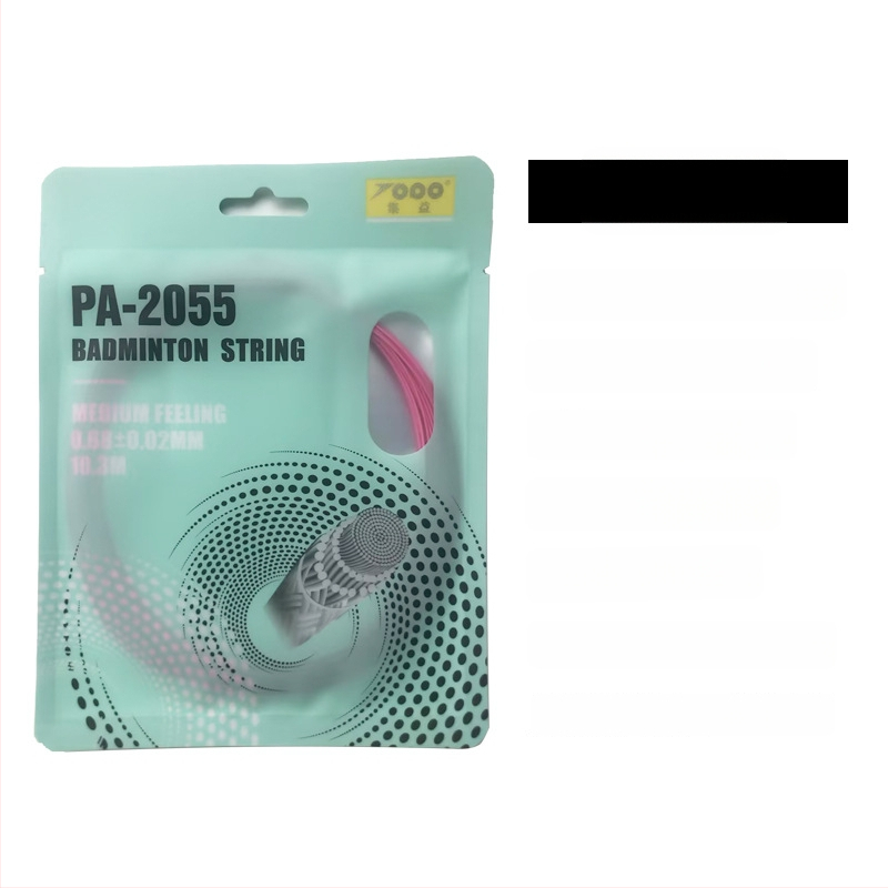 Badmintonireketi string, nailonkiud, 0.68 mm, PA-2055, kõrge elastsus, TOPO kollektsioon