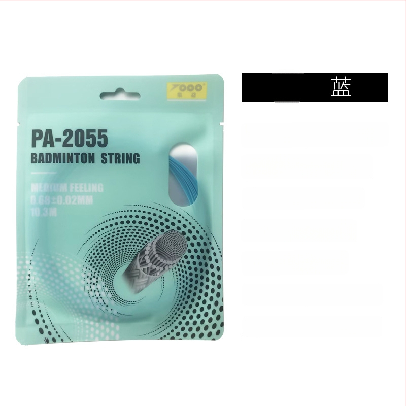 Badmintonireketi string, nailonkiud, 0.68 mm, PA-2055, kõrge elastsus, TOPO kollektsioon