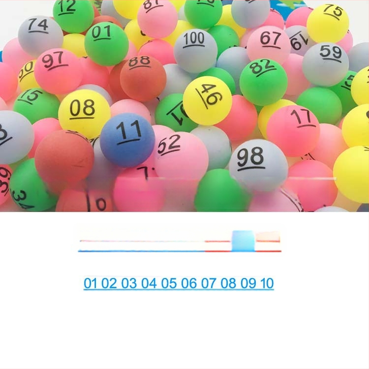 Numbriline pall 01-100 lauatennisele — PP materjal, Wheat tip kaubamärk, trükitud logotüüp, töötlemise kohandamine