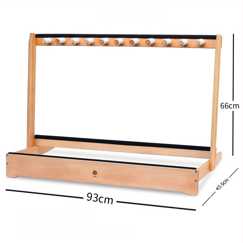 Medinis teniso raketėms saugojimo ir ekspozicijos stendas su mobilia atrama — Prekės kodas F97h867s5mh888