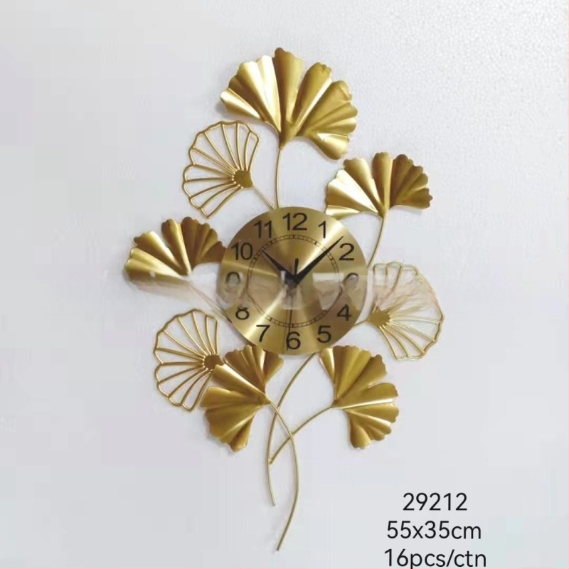 Fali óra fémből, kör alakú, elemmel működő, sweep seconds mozgás, analóg kijelző számokkal