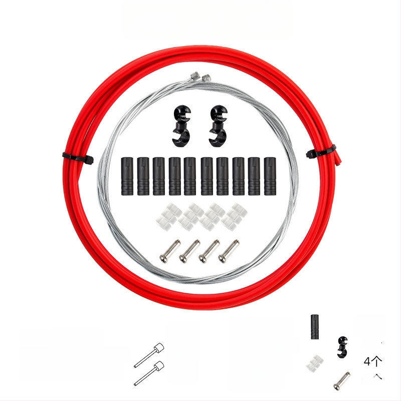 TOOPRE Jalgratta pidurduskaabli komplekt mäestiku ja teekäitumiseks — PVC ümbris kõrge süsinikusisaldusega terasest südamikuga
