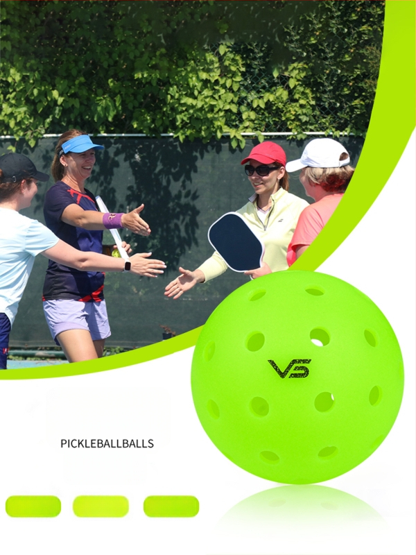 Vispinvo pickleball bumba — 40 caurumi, PE materiāls, svars 26 g