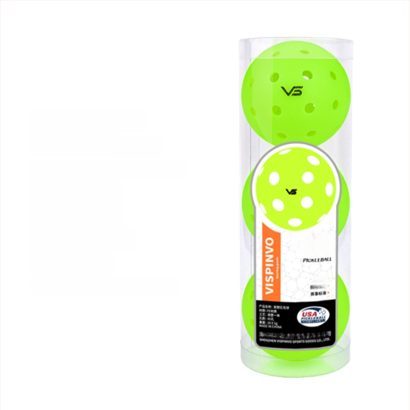 Vispinvo pickleball bumba — 40 caurumi, PE materiāls, svars 26 g