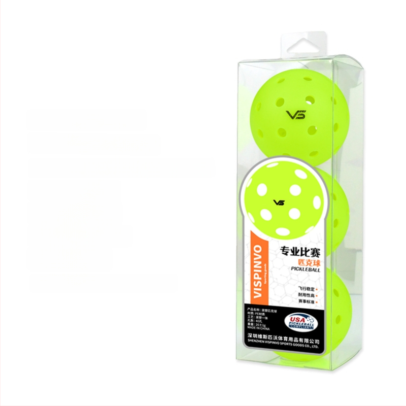 Vispinvo pickleball bumba — 40 caurumi, PE materiāls, svars 26 g