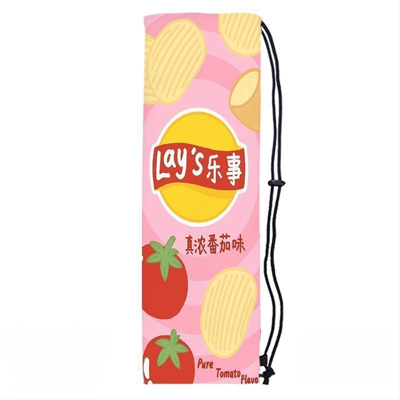 Sac portabil de depozitare pentru racheta de badminton pentru adulți, cu design drăguț și stilat, curea crossbody și buzunar protector cu șnur