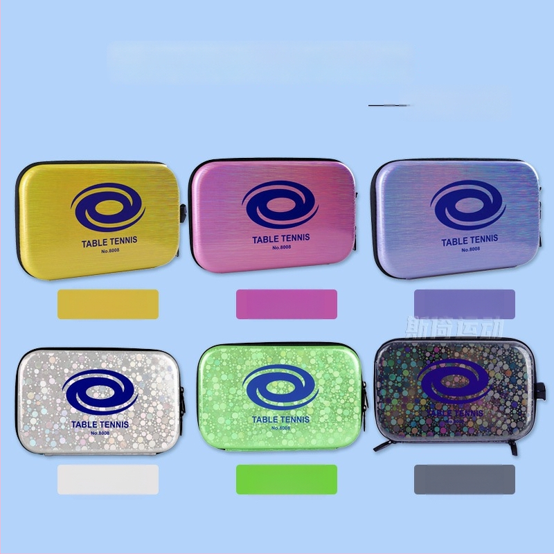 Galaxy ciets galda tenisa reketes maciņš – divslāņu, pārnēsājams, poliestera + EVA