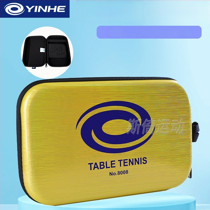 Galaxy ciets galda tenisa reketes maciņš – divslāņu, pārnēsājams, poliestera + EVA