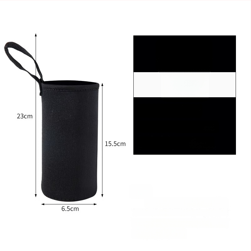 Universali PU odinis puodelio dangtelis su šilumos izoliacija, apsauga nuo nudegimų ir kritimo, nešiojamas