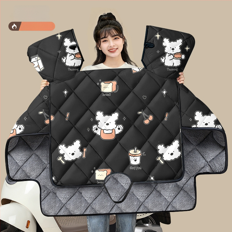 Husa PVC anti-vânt pentru vehicule electrice și motociclete cu baterie – universală, neimpermeabilă, deschidere manuală