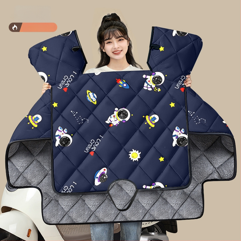 Husa PVC anti-vânt pentru vehicule electrice și motociclete cu baterie – universală, neimpermeabilă, deschidere manuală