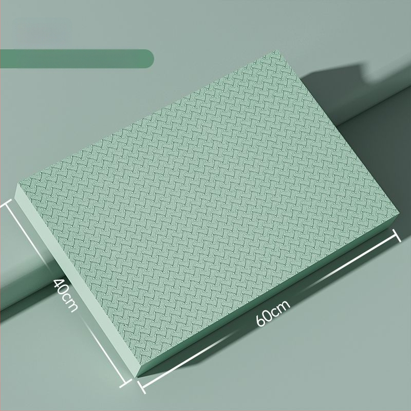 Ceļgalu un līdzsvara paklājs, ārkārtīgi biezi fitnesa paklājs ar plakanu atbalstu, saderīgs ar ab rulli, 4 mm