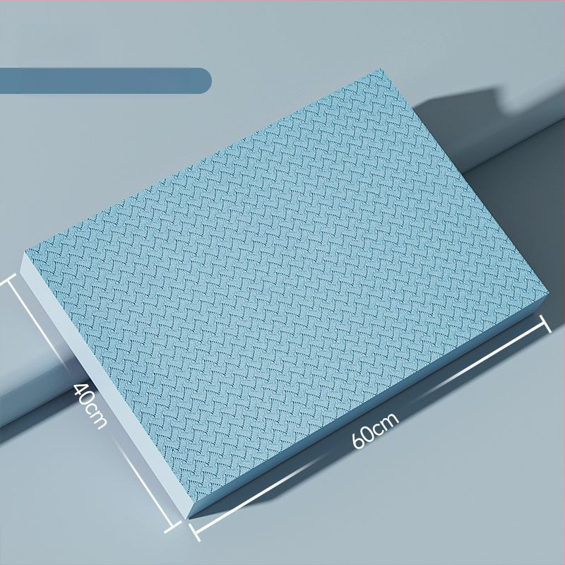 Ceļgalu un līdzsvara paklājs, ārkārtīgi biezi fitnesa paklājs ar plakanu atbalstu, saderīgs ar ab rulli, 4 mm