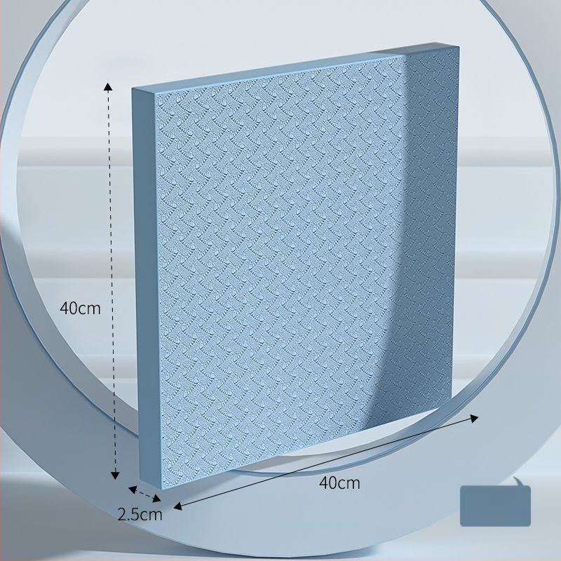 Ceļgalu un līdzsvara paklājs, ārkārtīgi biezi fitnesa paklājs ar plakanu atbalstu, saderīgs ar ab rulli, 4 mm