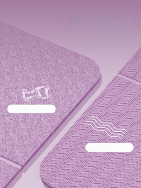 Longway saliekamā jogas paklājiņš – anti-slīdošs, TPE, 6–8 mm, 670 g