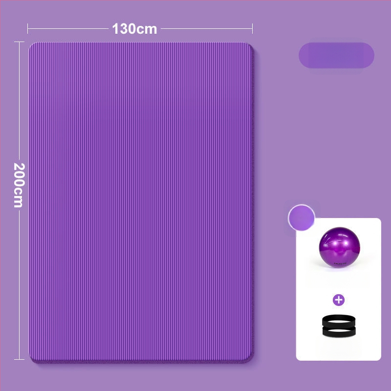 Strong Merchants nitrila jogas paklājs diviem, 8 mm biezums