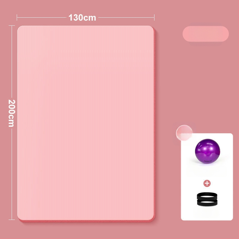 Strong Merchants nitrila jogas paklājs diviem, 8 mm biezums