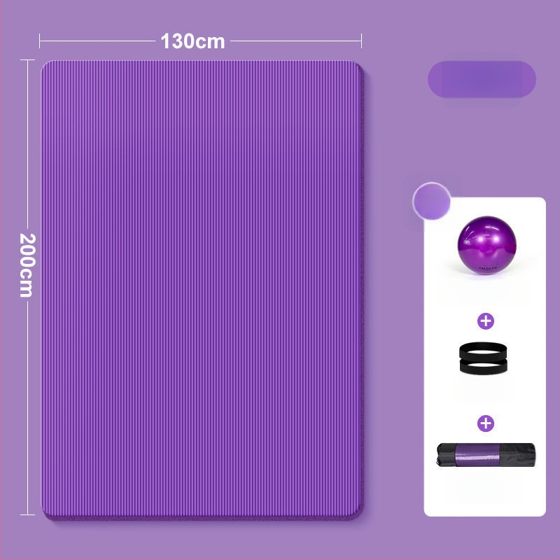 Strong Merchants nitrila jogas paklājs diviem, 8 mm biezums