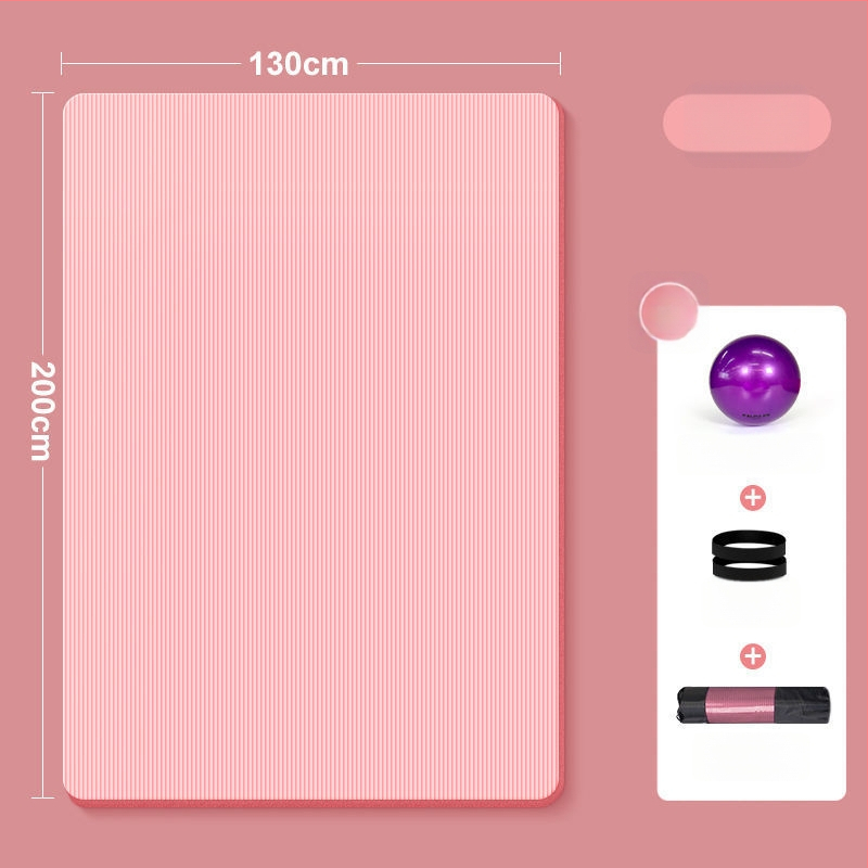 Strong Merchants nitrila jogas paklājs diviem, 8 mm biezums