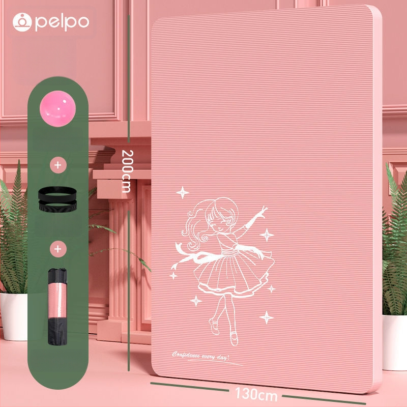 Strong Merchants nitrila jogas paklājs diviem, 8 mm biezums