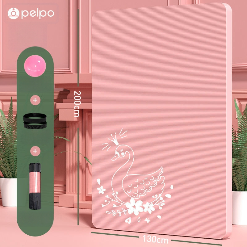 Strong Merchants nitrila jogas paklājs diviem, 8 mm biezums