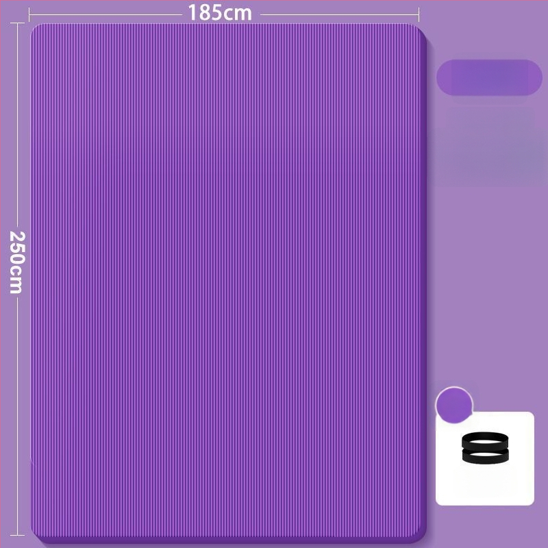 Strong Merchants nitrila jogas paklājs diviem, 8 mm biezums