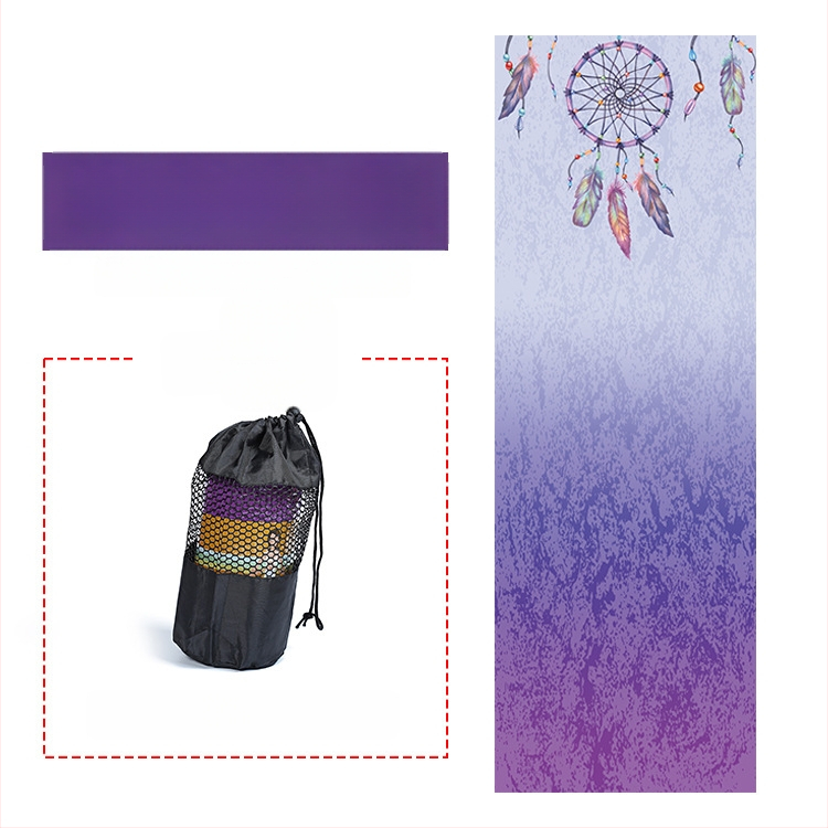 Joga paklāja dvielis - mikrošķiedra, 3 mm biezums, 480 g, pielāgojams