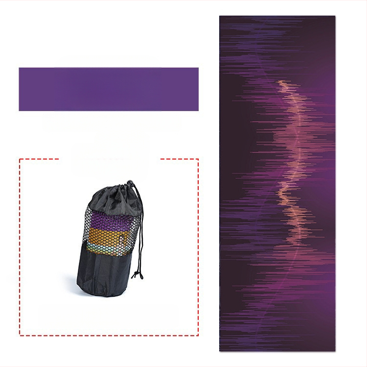 Joga paklāja dvielis - mikrošķiedra, 3 mm biezums, 480 g, pielāgojams