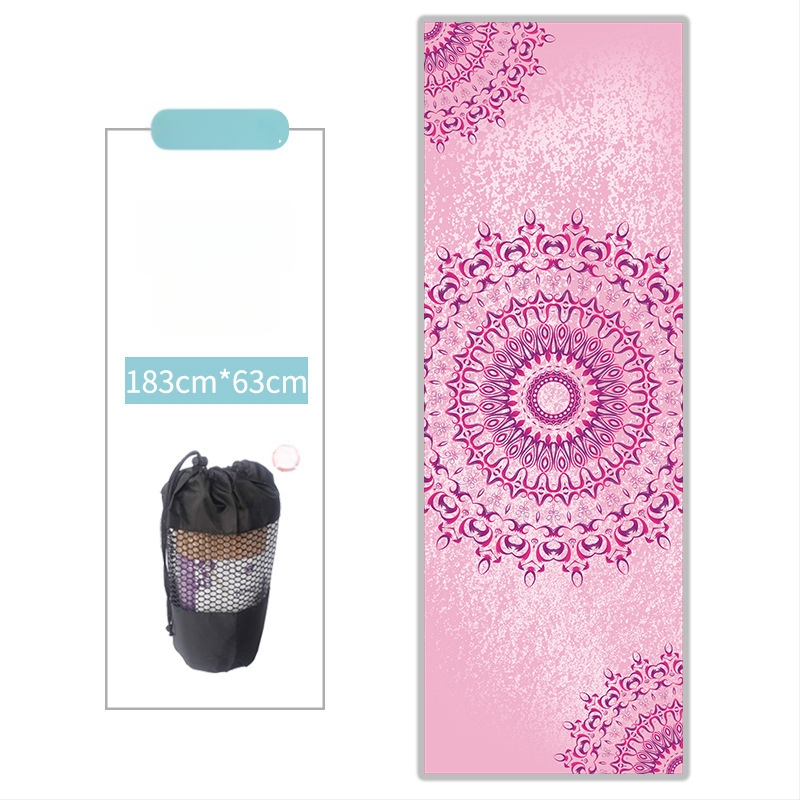 Joga paklāja dvielis - mikrošķiedra, 3 mm biezums, 480 g, pielāgojams