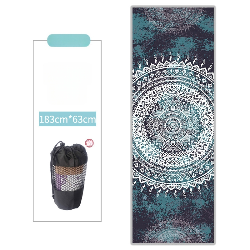 Joga paklāja dvielis - mikrošķiedra, 3 mm biezums, 480 g, pielāgojams