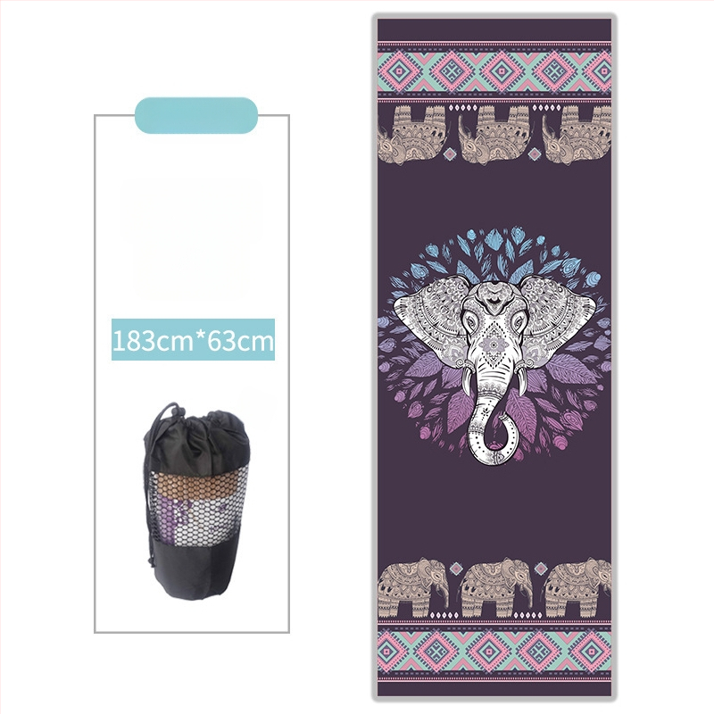 Joga paklāja dvielis - mikrošķiedra, 3 mm biezums, 480 g, pielāgojams