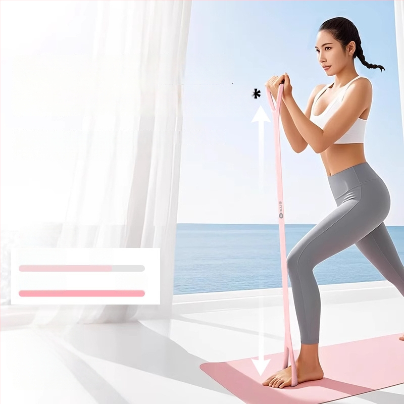 Figure-8 pretestības josta muguras un plecu stiepšanai – mājas treniņi un joga, ABS (Zīmols: KUS; Materiāls: ABS; Piemērošana: muguras/plecu stiepšana)