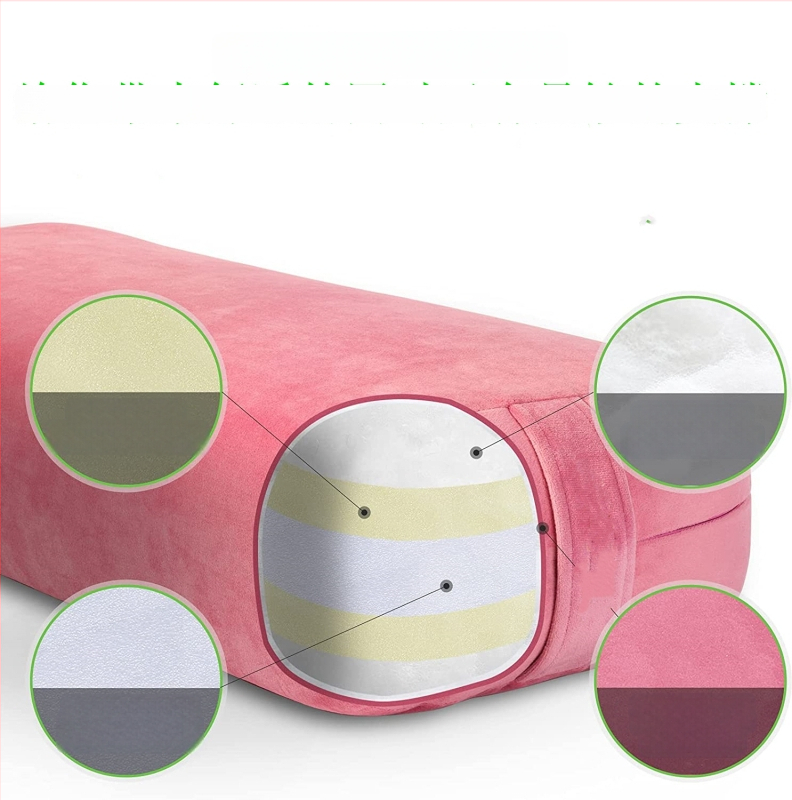 Fette jogas atbalsta spilvens Iyengar un Yin jogai – kakla skriemeļa atbalsts, jostas spilvens, taisnstūra dizains