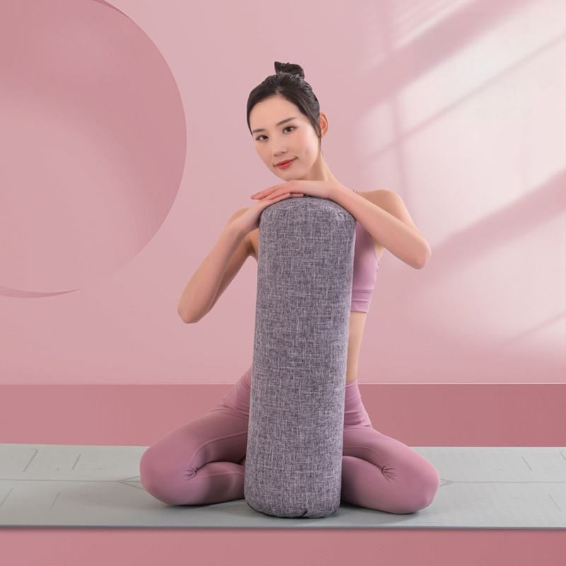 Fette jogas atbalsta spilvens Iyengar un Yin jogai – kakla skriemeļa atbalsts, jostas spilvens, taisnstūra dizains