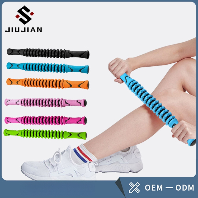 Masāžas nūja ar fasijas reljefu Gear raksts, akupunktūras punktu masāža, daudzfunkcionāls jogas palīgs