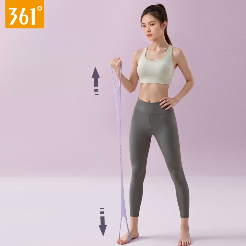 Pretestības lente ar astoņveidīgu dizainu muguras izstiepšanai – silikona mājas jogas fitnesa aprīkojums