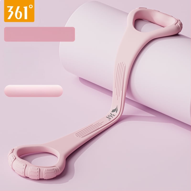 Pretestības lente ar astoņveidīgu dizainu muguras izstiepšanai – silikona mājas jogas fitnesa aprīkojums