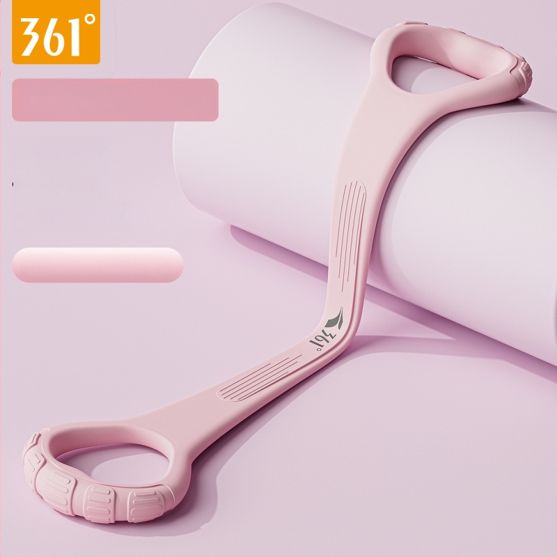 Pretestības lente ar astoņveidīgu dizainu muguras izstiepšanai – silikona mājas jogas fitnesa aprīkojums