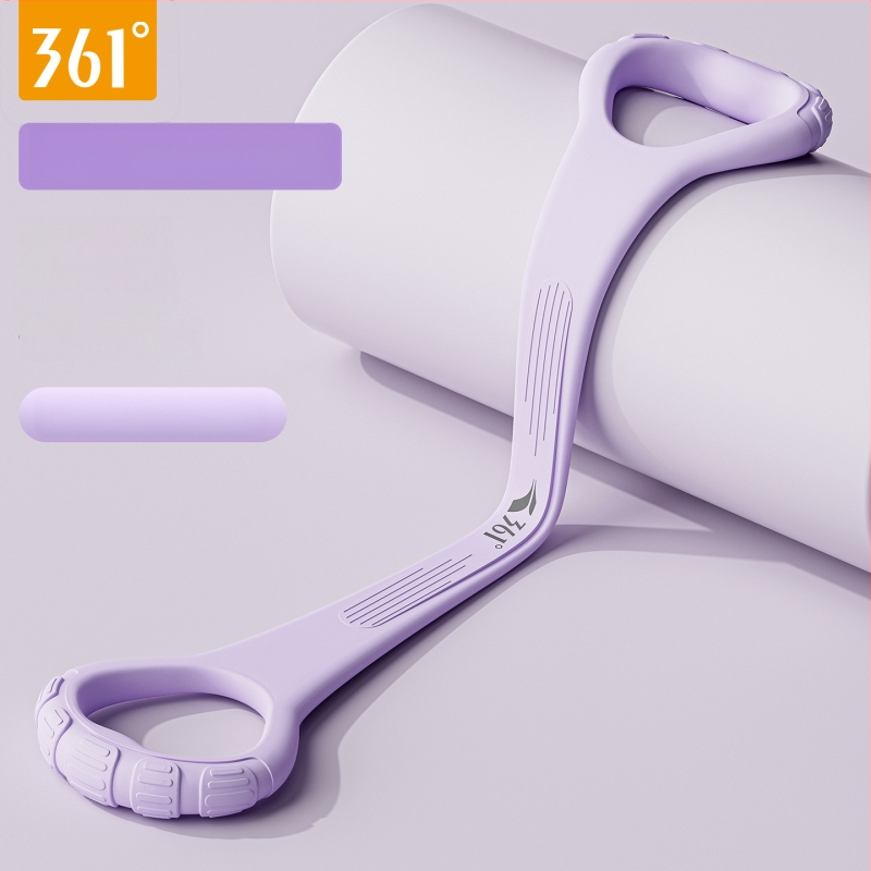 Pretestības lente ar astoņveidīgu dizainu muguras izstiepšanai – silikona mājas jogas fitnesa aprīkojums