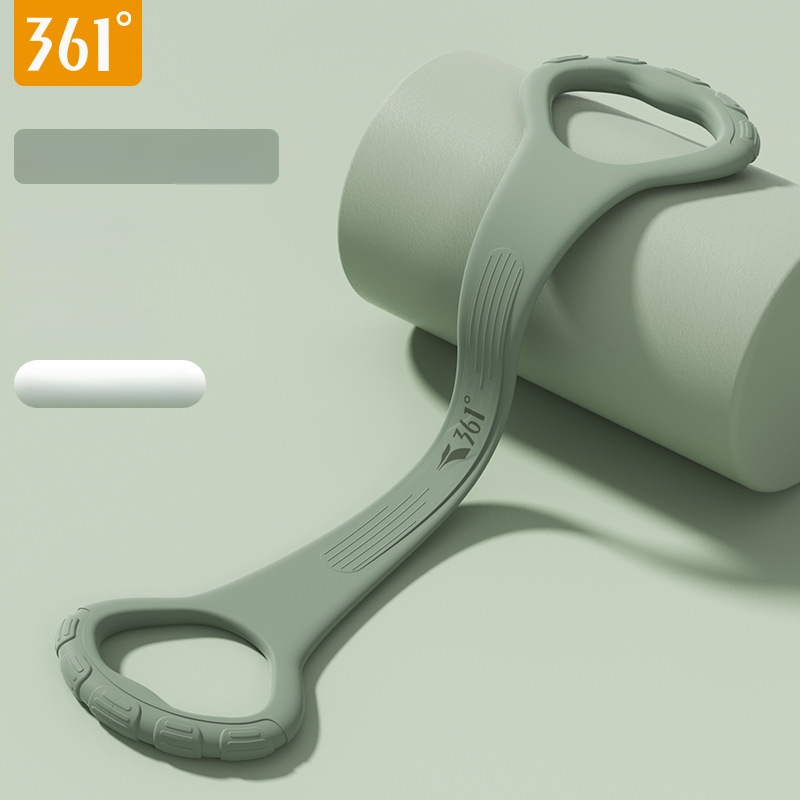 Pretestības lente ar astoņveidīgu dizainu muguras izstiepšanai – silikona mājas jogas fitnesa aprīkojums