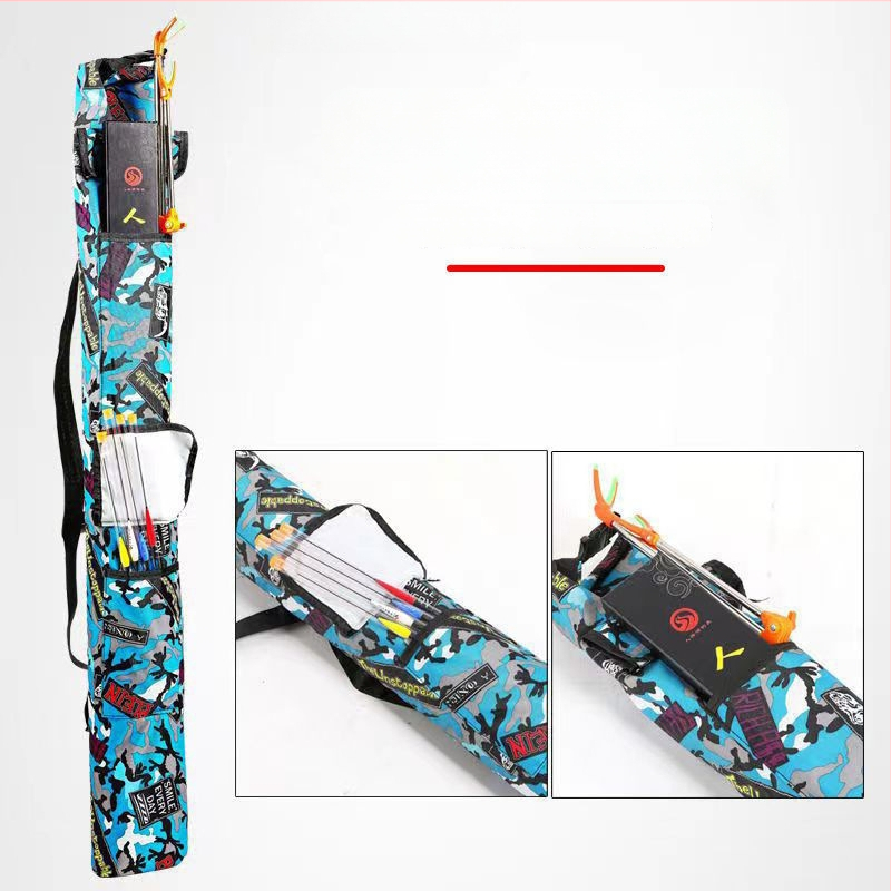 Salokāma makšķerēšanas kāta un lietussarga uzglabāšanas soma – viegla PVC soma