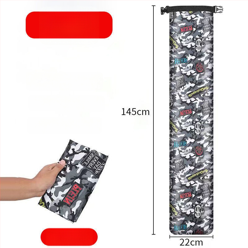 Salokāma makšķerēšanas kāta un lietussarga uzglabāšanas soma – viegla PVC soma