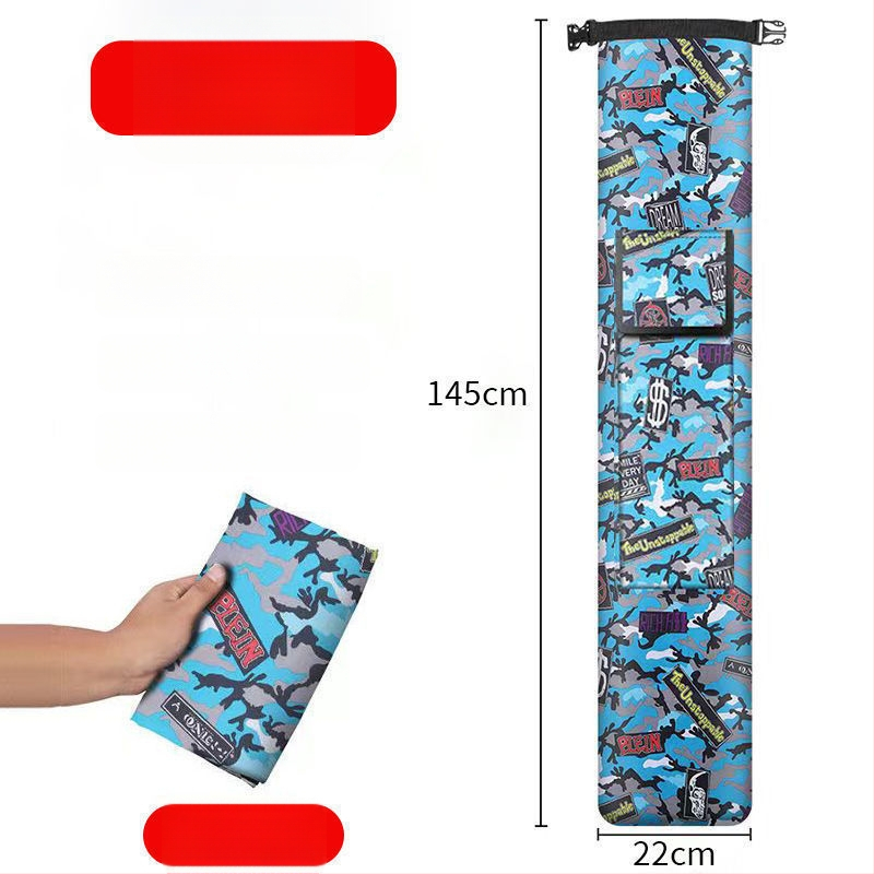 Salokāma makšķerēšanas kāta un lietussarga uzglabāšanas soma – viegla PVC soma