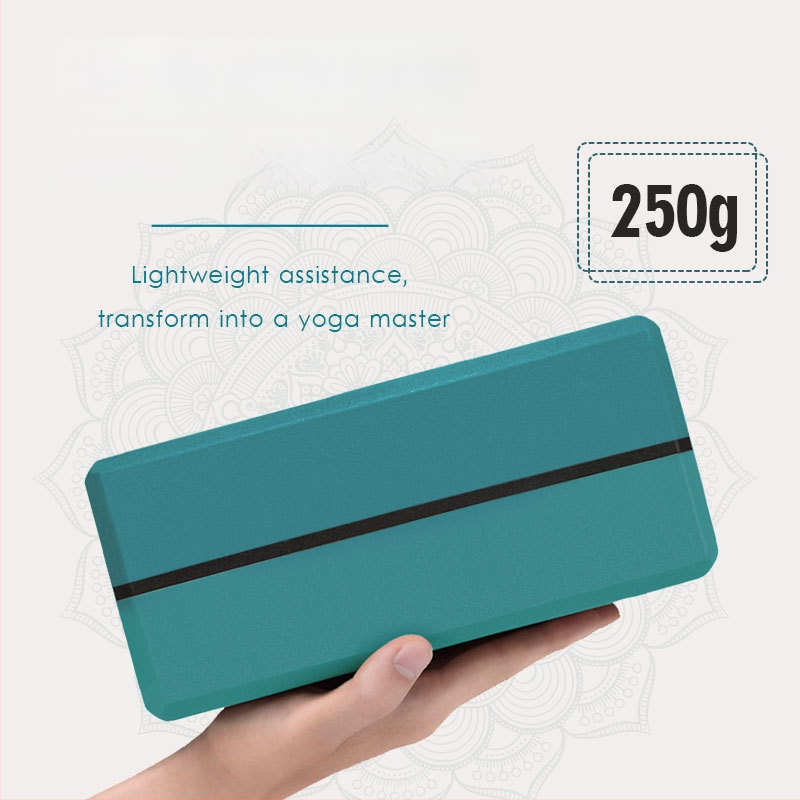 Joga bloks no Excellent plastic; piemērots fitnesa aprīkojumam, ķermeņa vingrošanai un deju kustībām; kategorija: jogas papildierīces