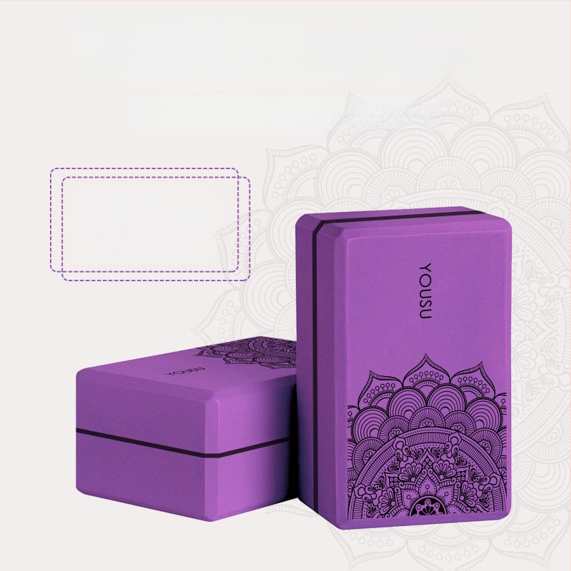 Joga bloks no Excellent plastic; piemērots fitnesa aprīkojumam, ķermeņa vingrošanai un deju kustībām; kategorija: jogas papildierīces