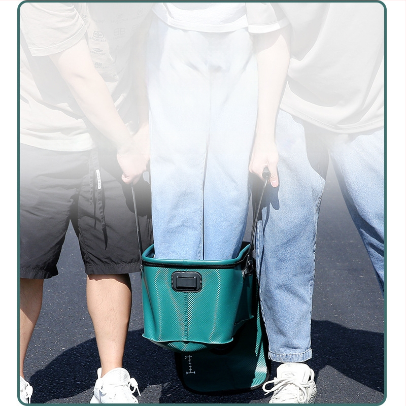 Saliekams EVA kauss zivīm – ūdensnecaurlaidīgs, pārnēsājams ārējai zvejai, daudzfunkcionāla makšķerēšanas kaste