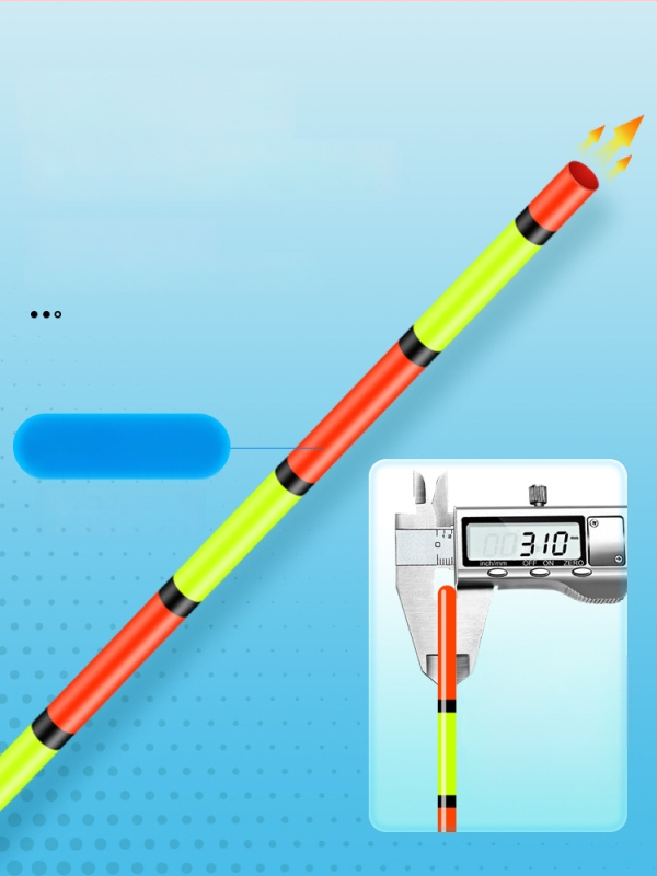 Vertikālais drift makšķerēšanas pludiņš, Fishing eyes, nano materiāls