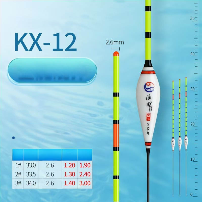 Vertikālais drift makšķerēšanas pludiņš, Fishing eyes, nano materiāls