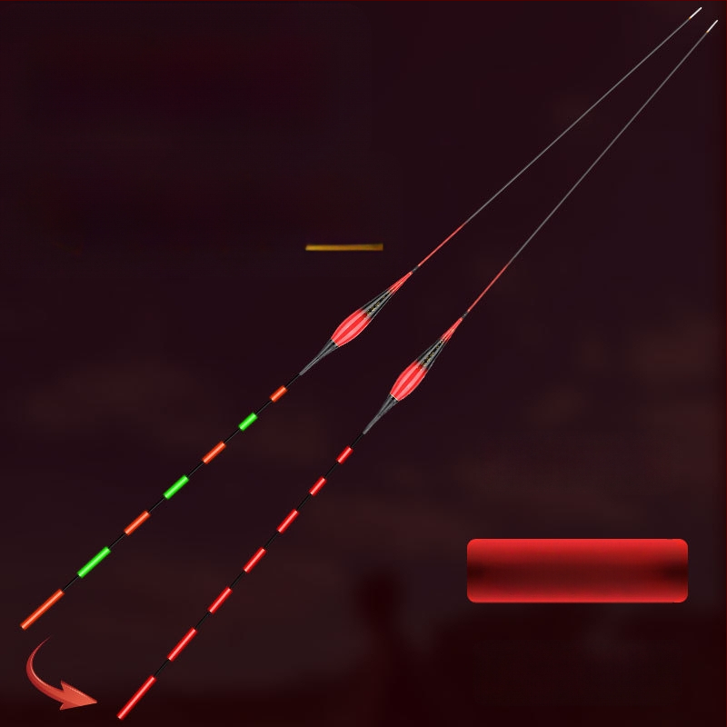 Vertikālais dreifs plūds ar gaismas efektu – bez svina, nano materiāls; lielām zivīm, trollings